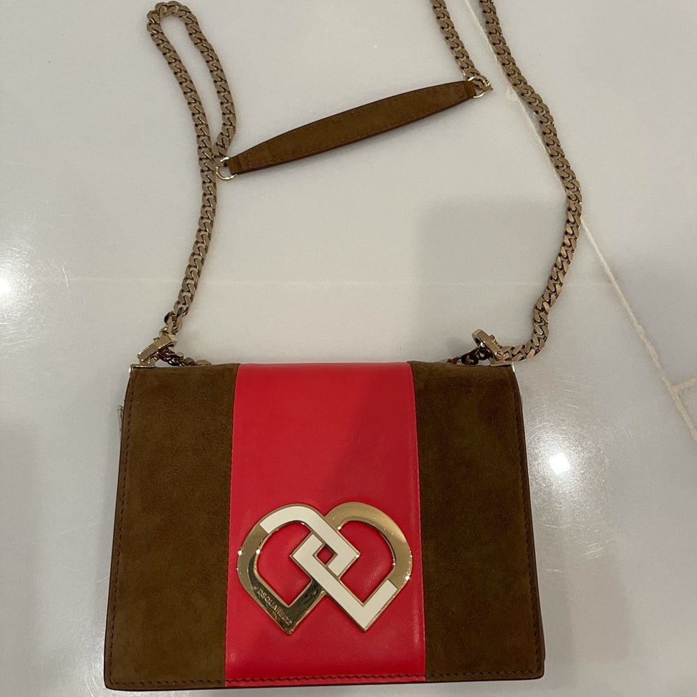 DSWUARED SUEDE BAG